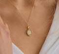 10K Gold Letter Necklace, Personalized Pendant, 14K Solid Gold Letter Necklace, Dainty initial Letter Necklace, Birthday Gift